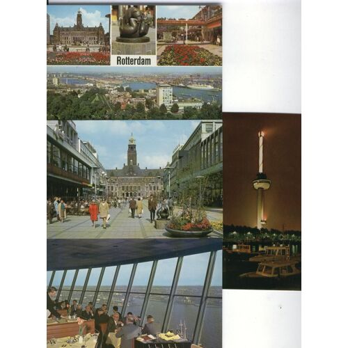 Lot De 4 Cartes Postales De Rotterdam