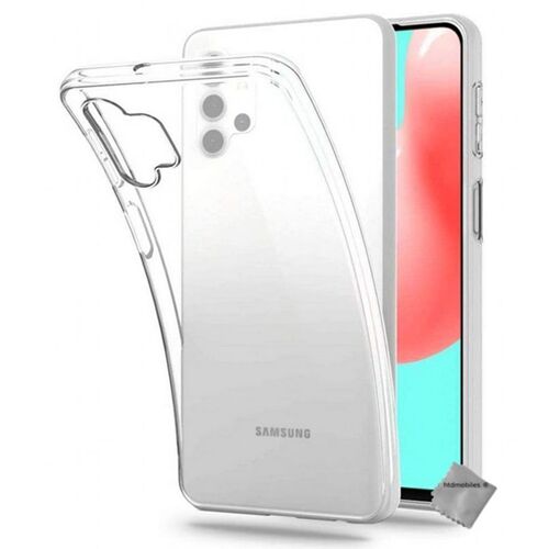 Housse etui coque silicone gel Samsung Galaxy A32 4G + film ecran - TRANSPARENT TPU