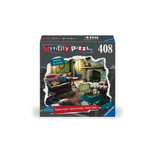 Puzzle 408 Pièces Ravensburger Mystery Puzzle Meurtre En Cadeau