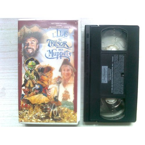 Cassette Vidéo Vhs - L'Ile Au Trésor Des Muppets - Tim Curry