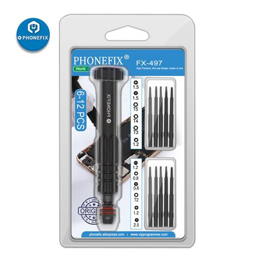 12 Sur 1 - Kit De Réparation'embout De Tournevis Magnétique Torx, Démontage De Précision, Tête Pentalobe Croisée, Outil'ouverture De Téléphone Portable Iphone Et Android