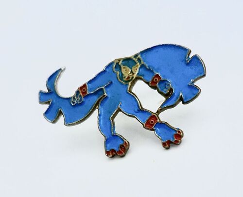 Pins Bd Singe Volant Bleu