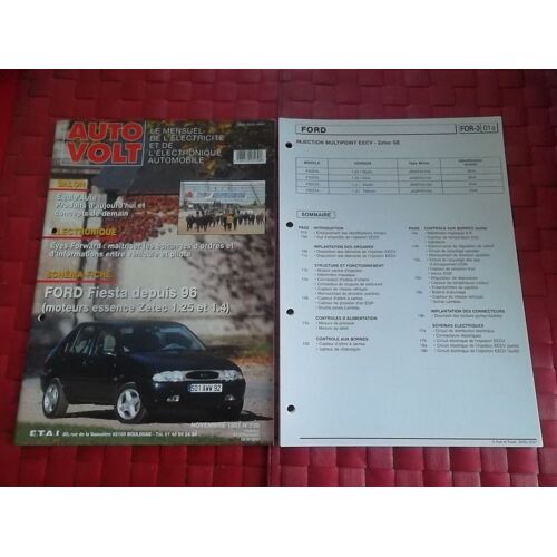 Auto Volt Ford Fiesta Moteur Zetec