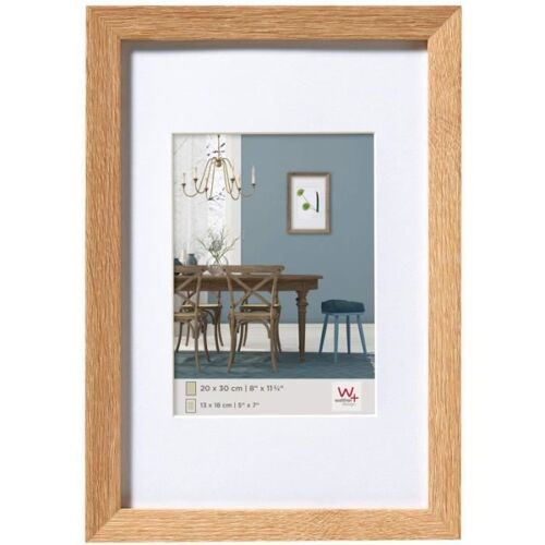 Cadre photo - AC-DÉCO - Fiorito - 30 x 40 cm - Beige - Verre et bois