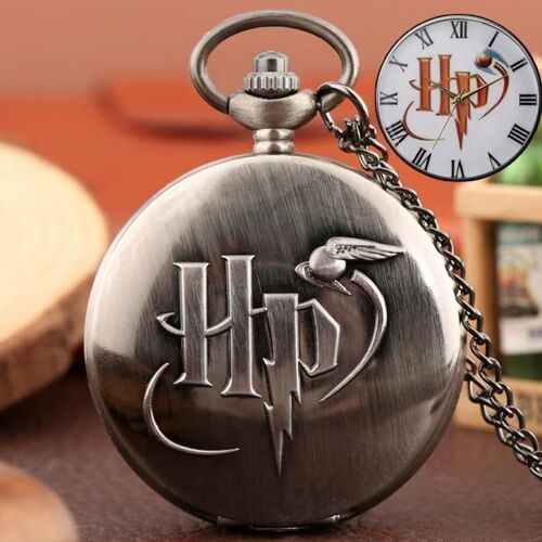 Harry Potter Montre De Poche Gousset Hp + Pochette Et Boite Gravées