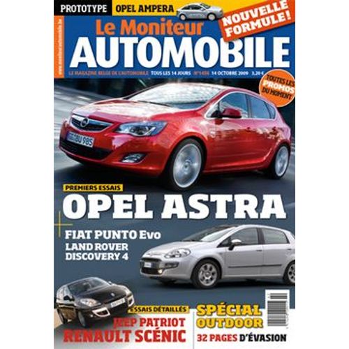 Le Moniteur Automobile N°1456 - Jeep Patriot 2.0 Crd - Renault Scenic 2.0 Dci A - Special "Outdoor" 32 Pages D'évasion