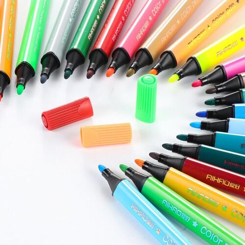 Stylo De Peinture Aquarelle 12 Pièces/Ensemble, Marqueurs Promotionnels, Surligneurs, Papeterie Cadeau