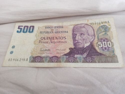 Billet 500 Pesos Argentine