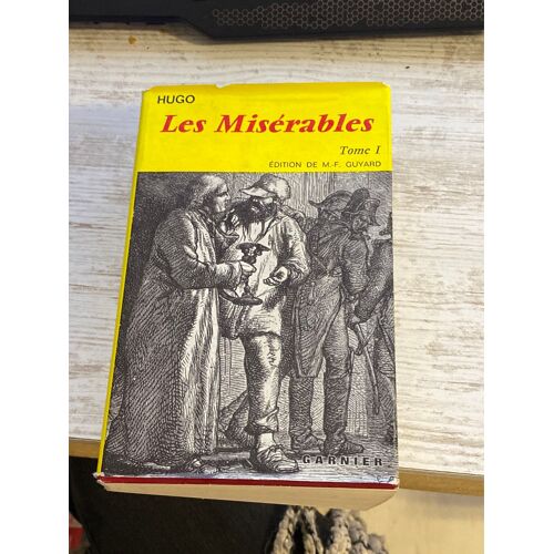 Les Misérables Tome 1 Édition Garnier 1963