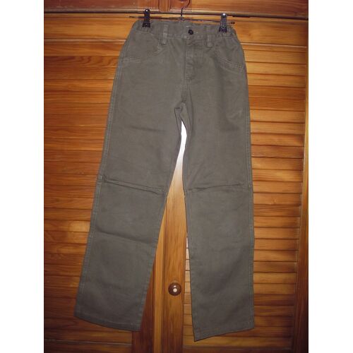 Lot De 2 Pantalons De Marque La Redoute ,L' Un Vert Kaki , Taille 144 ( 11/12 Ans ) ,L'autre Noir ,Taille 150 ( 11/12 Ans ) ,100% Coton .