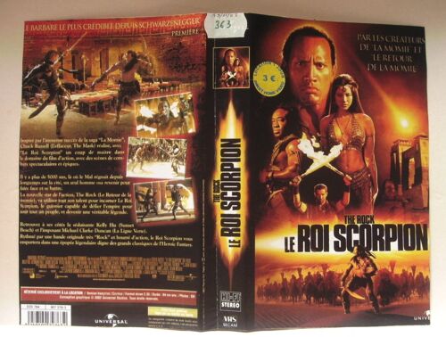 Jaquette Vhs - Le Roi Scorpion - Universal