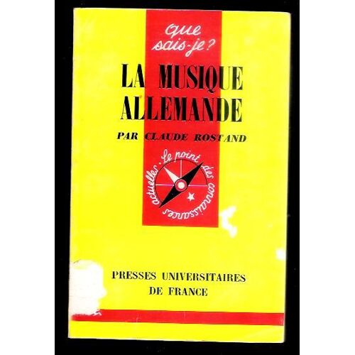 La Musique Allemande.