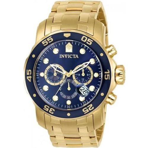Montre - Invicta - Pro Diver - Scuba 0073 - 48mm - Acier Inoxydable - Résistance 20 Bars