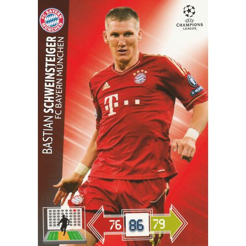 Carte Panini Foot Adrenalyn Champions League 2012 / 2013 Bastian Schweinsteiger