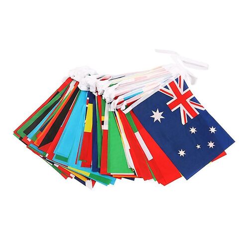 Chine Drapeau 200 Pays Drapeaux Pays Modèle Drapeau Pays Bunting Bannière Pays String Flag Drapeau suspendu