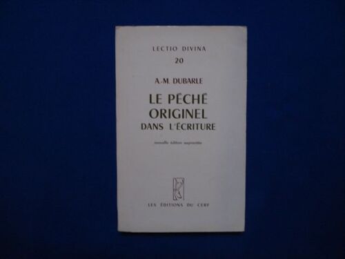Le Péché Originel Dans L'écriture