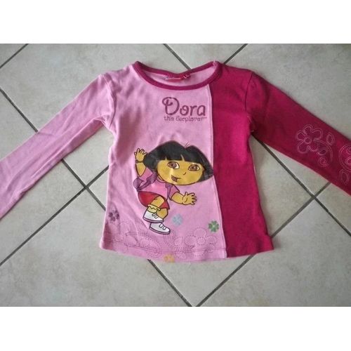 Haut - Tee Shirt Manches Longues Dora 8 Ans.