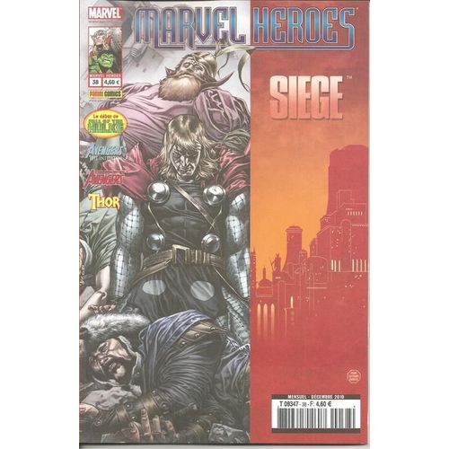 Marvel Heroes N° 38 : " Salvation " ( Siege ) : Fall Of The Hulks / Avengers : The Initiative / The Mighty Avengers / Thor