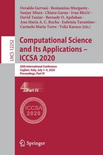 Computational Science And Its Applications - Iccsa 2020
