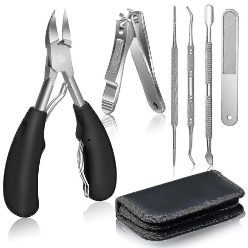 Coupe-Ongles Compatibles Avec Les Ongles Ick Et Les Ongles Incarnés Compatible Avec Les Personnes Âgées - Coupe-Ongles Soft Grip En Acier Inoxydable Avec Lime À Ongles A (Ruipe 