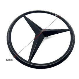 Mercedes Benz 3 Point Gloss Black Star Emblem Badge For All Mercedes C Class W205 C63 Amg