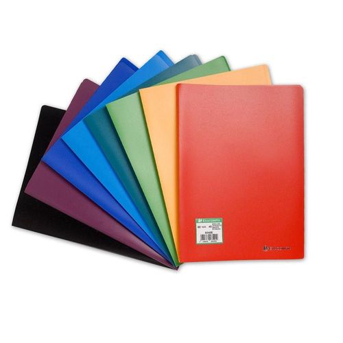 Exacompta Porte Vues Prolypro Souple Grainé Opaque 100 Vues - A4 Couleurs Assorties