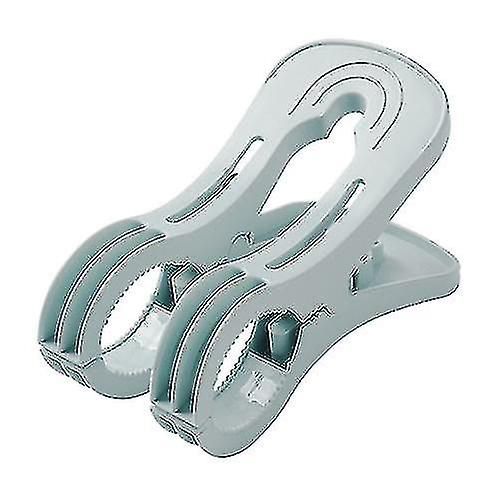 Clothes Quilt Towel Clip Large Plastic Windproof Non-Slip Multifunctional2pcs-Blue