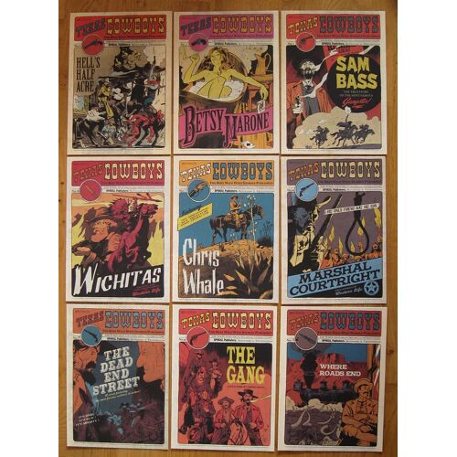 Supléments Texas Cowboys, Première Série Lot 9 Fascicules