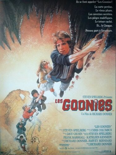 Les Goonies Affiche Cinéma Roulée Petit Format 53x40cm Richard Donner, Sean Astin, Josh Brolin, Corey Feldman