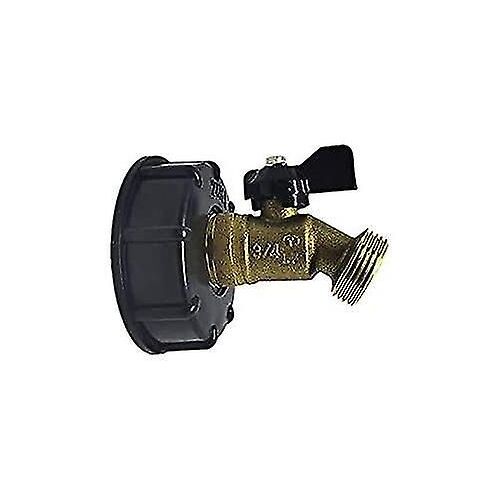 1000 Liter Reservoir Tank Adapter S60x6 To Brass Garden Tap 3/4" Thread Style For Home