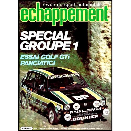 Echappement N° 143 : Golf Gti/Panciatici