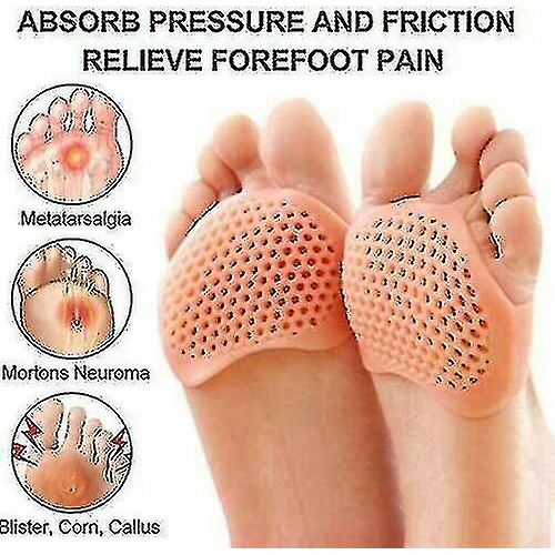 Dm 2 X Gel Métatarse Douleur Boule De Pied Douleur Coussins Coussins Semelles Intérieures