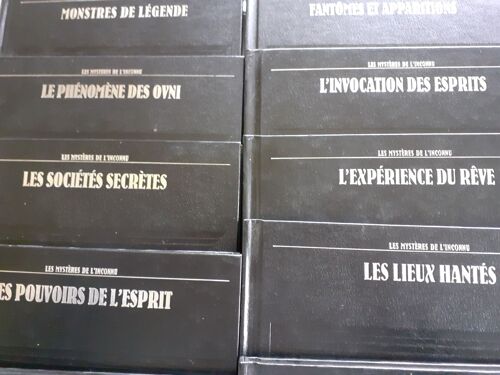 Les Mysteres De L'Inconnu 15livres
