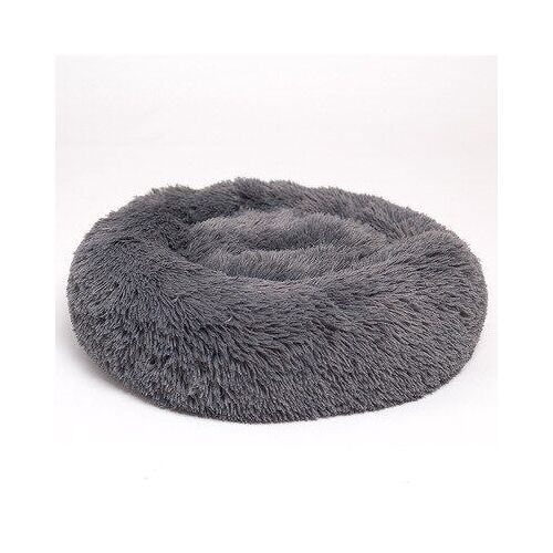 Lit En Peluche Super Doux Pour Chien, Tapis De Chat, Lits Pour Grands Chiens, Lit De Labradors, Maison, Coussin Rond, Accessoires Pour Animaux De Compagnie - Gray|60cm - 21gldz0503b03260