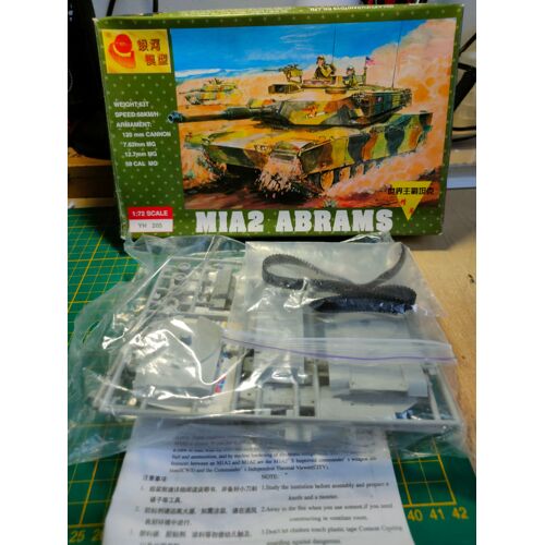Maquette Char Galaxy 1/72 : M1a2 Abrams-Galaxy