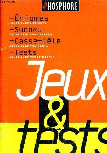 Jeux Et Tests Aout 2006 - Cahier N°2.
