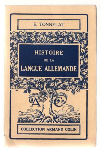 Histoire De La Langue Allemande