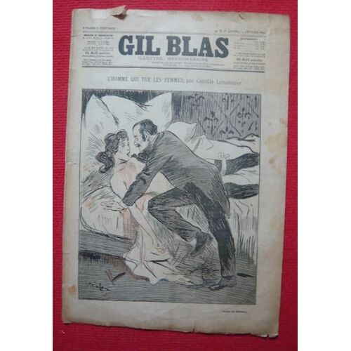 Gil Blas, Illustré Hebdomadaire N° 8 Du 19 Février 1893