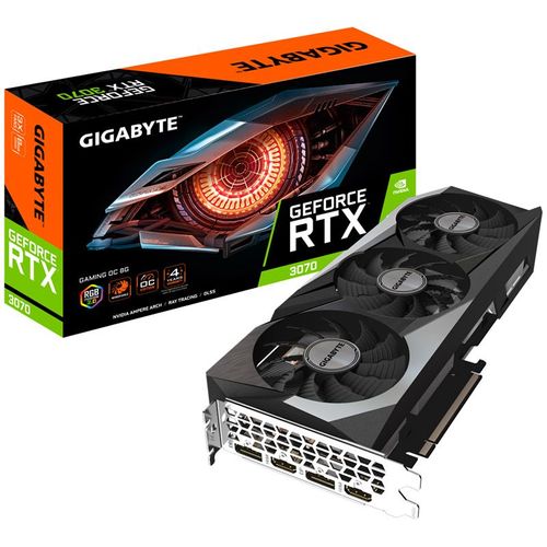 Gigabyte GeForce RTX 3070 GAMING OC 8G - OC Edition - carte graphique - GF RTX 3070 - 8 Go GDDR6 - PCIe 4.0 x16 - 2 x HDMI, 2 x DisplayPort