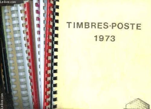 Lot De 11 Brochures Reliees Des Timbres-Postes - Des Annees 1973  A 1982 + 1984.