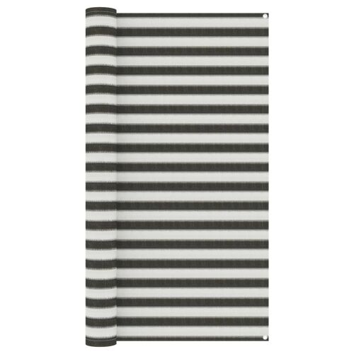 Vidaxl Tapis De Tente 200x300 Cm Anthracite Et Blanc