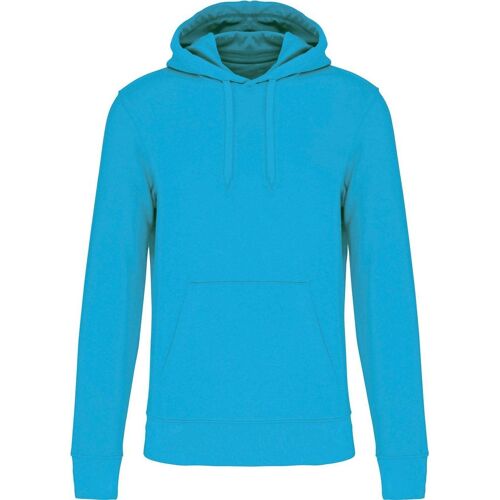 Sweat À Capuche Écoresponsable - Homme - K4027 - Bleu Turquoise