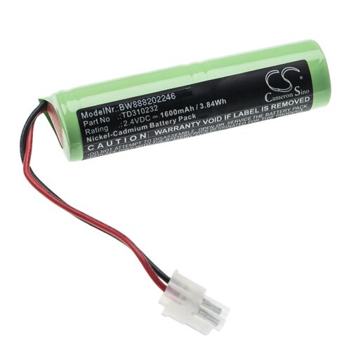 vhbw Batterie compatible avec Schneider LUXA, RILUX, RILUX 6 éclairage d'issue de secours (1600mAh, 2,4V, NiCd)