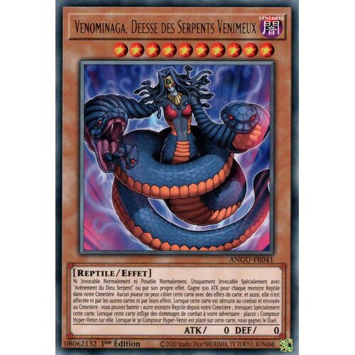 Yugioh! Angu-Fr041 Vénominaga, Déesse Des Serpents Venimeux
