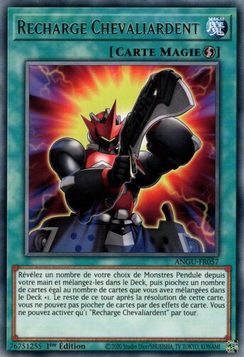 Yugioh! Angu-Fr057 Recharge Chevaliardent