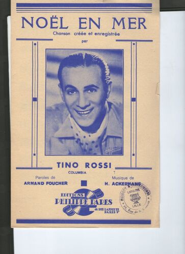 Noël En Mer Chanson Créée Et Enregistrée Par Tino Rossi
