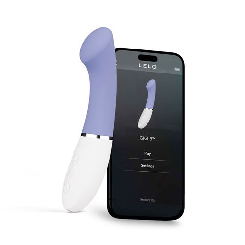 Vibromasseur Point-G Connecté Gigi 3 Bleu - Lelo - Bleu