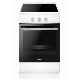 Fagor - Cuisinière induction 4 foyers four multifonctions catalyse 65l largeur 50cm blanc faci203b