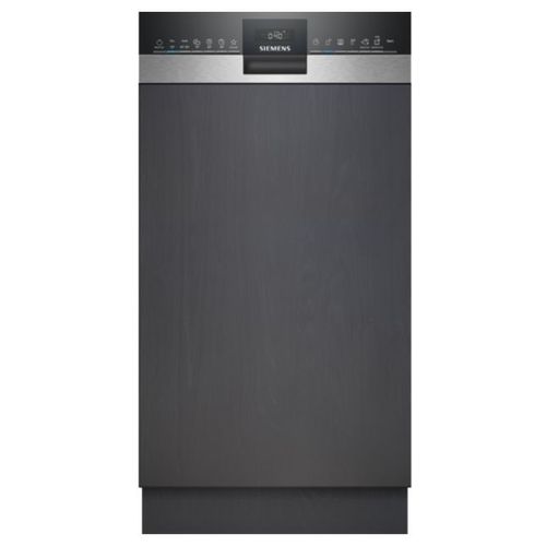 Lave-vaisselle encastrable avec bandeau, 45 cm, Acier brossé Siemens SR53HS52MF