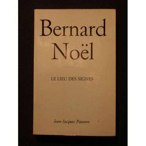 Le Lieu Des Signes